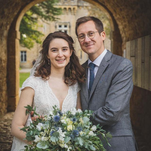 Cécile & Thomas, Château de Frontenay, photo 13