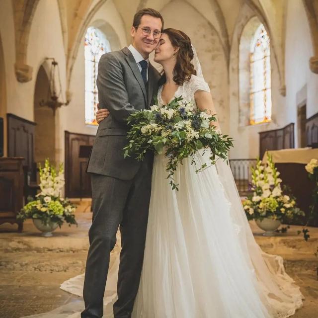 Cécile & Thomas, Château de Frontenay, photo 18